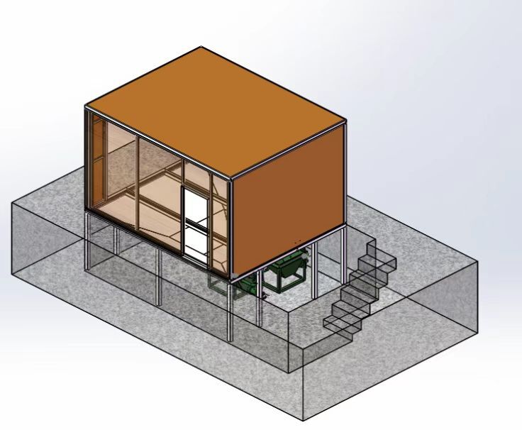 液體濕式噴砂房，水噴砂房