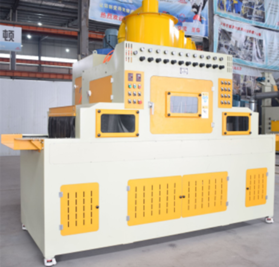 電熨斗專用噴砂機設(shè)備，輸送式噴砂機